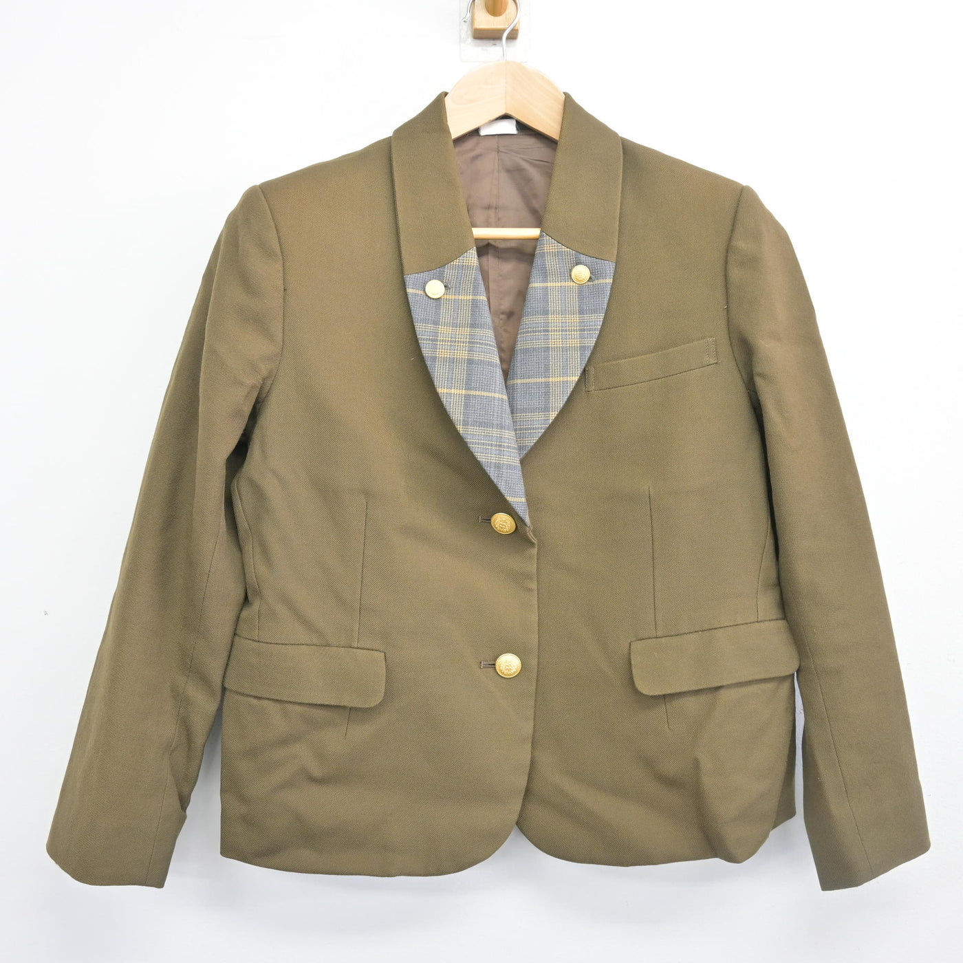 【中古】神奈川県 戸塚高等学校 女子制服 2点 (ブレザー・スカート) sf102345