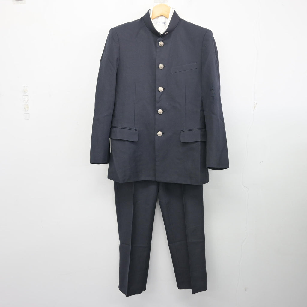 中古】千葉県 千葉工業高等学校 男子制服 4点 (学ラン・シャツ・ズボン 