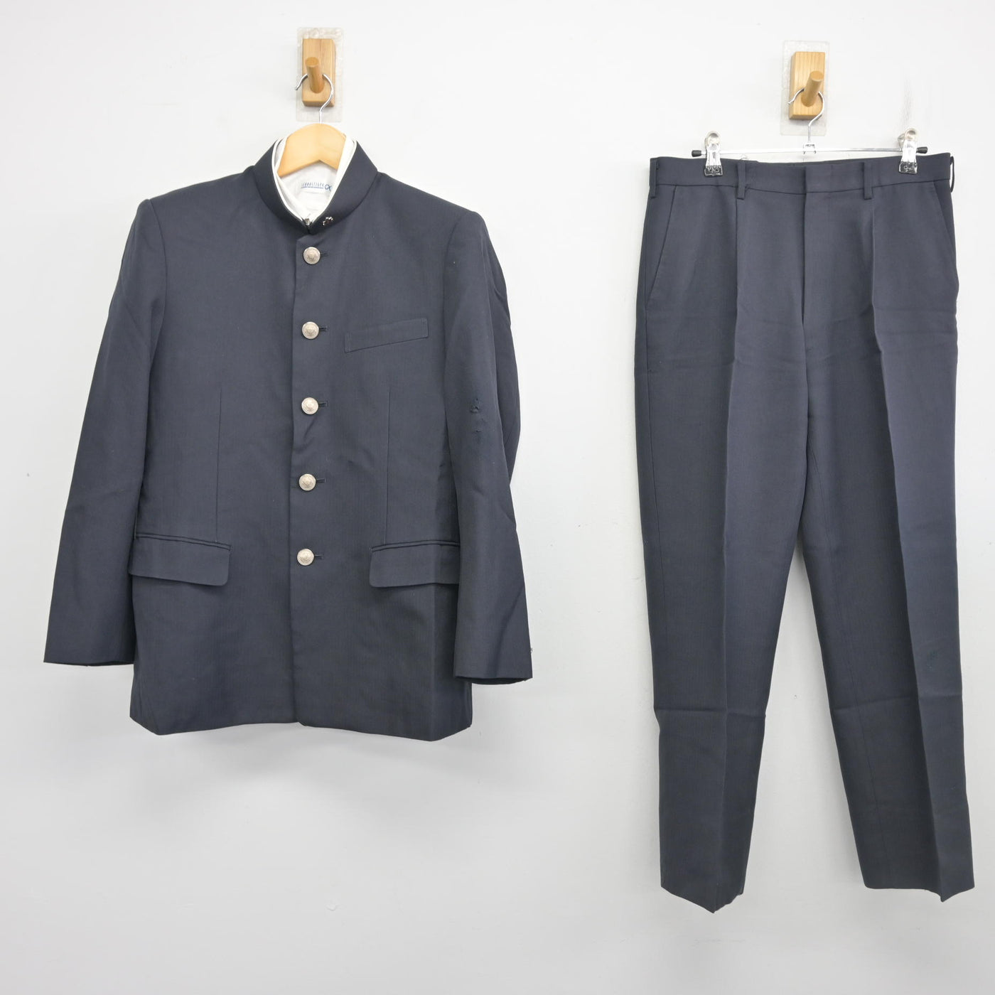 中古】千葉県 千葉工業高等学校 男子制服 4点 (学ラン・シャツ・ズボン