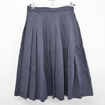 【中古】福井県 開成中学校 女子制服 4点 (セーラー服・シャツ・スカート) sf102352