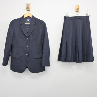 【中古】宮崎県 都城高等学校 女子制服 2点 (ブレザー・スカート) sf102357