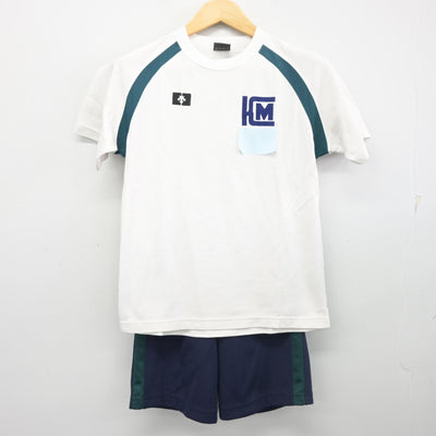 【中古】宮崎県 都城高等学校 女子制服 2点 (体操服 上・体操服 下) sf102361