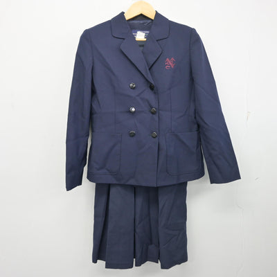 【中古】神奈川県 中島中学校 女子制服 2点 (ブレザー・ジャンパースカート) sf102381