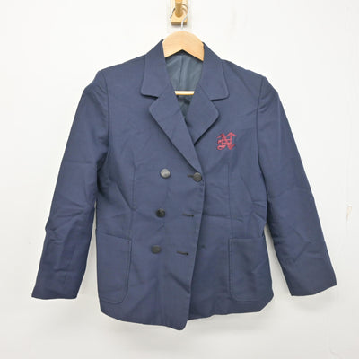【中古】神奈川県 中島中学校 女子制服 2点 (ブレザー・ジャンパースカート) sf102384