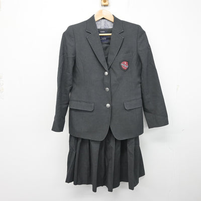 【中古】大阪府 香里ヌヴェール学院高等学校 女子制服 3点 (ブレザー・ニット・ジャンパースカート) sf102415