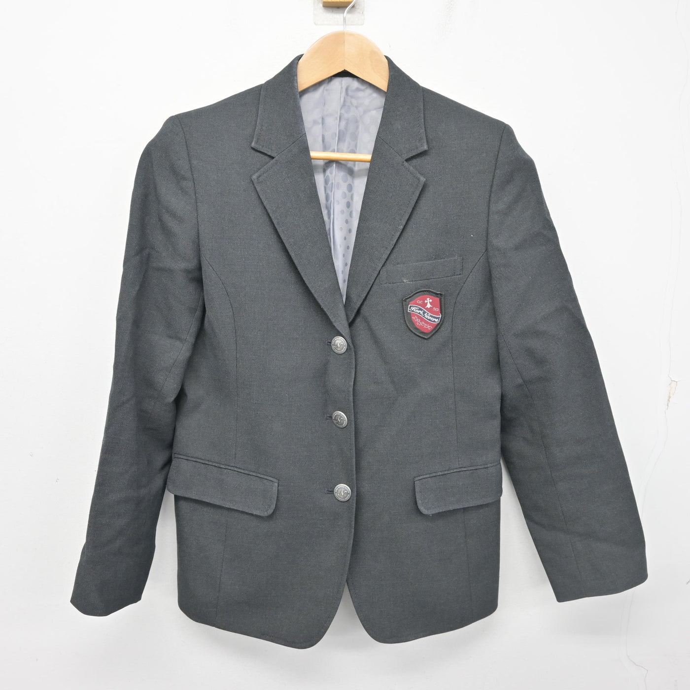 【中古】大阪府 香里ヌヴェール学院高等学校 女子制服 3点 (ブレザー・ニット・ジャンパースカート) sf102415