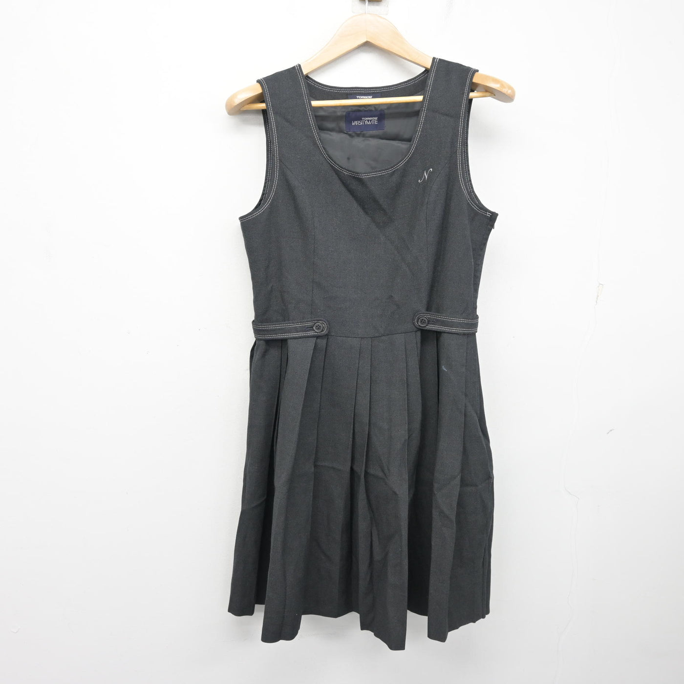 【中古】大阪府 香里ヌヴェール学院高等学校 女子制服 3点 (ブレザー・ニット・ジャンパースカート) sf102415