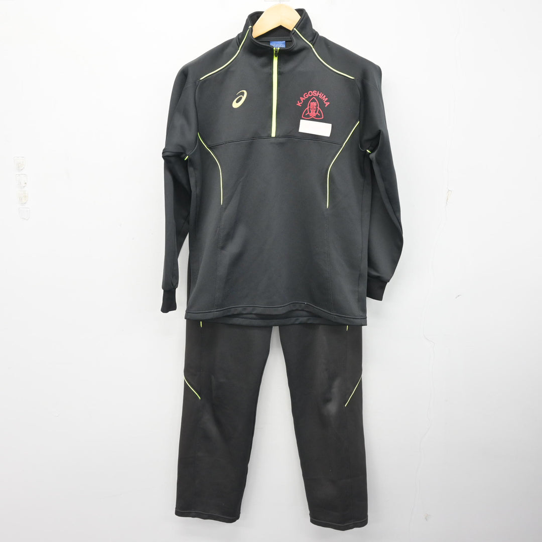 中古】鹿児島県 鹿児島高等学校 女子制服 3点 (ジャージ 上・体操服 上