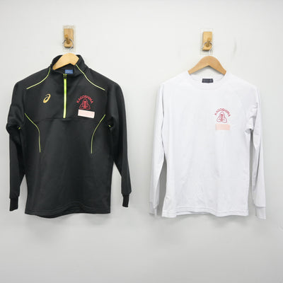 【中古】鹿児島県 鹿児島高等学校 女子制服 3点 (ジャージ 上・体操服 上・ジャージ 下) sf102429