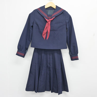 【中古】東京都 東田中学校 女子制服 4点 (セーラー服・ジャンパースカート・スカート) sf102432