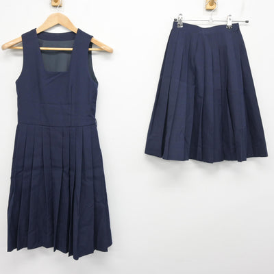 【中古】東京都 東田中学校 女子制服 4点 (セーラー服・ジャンパースカート・スカート) sf102432