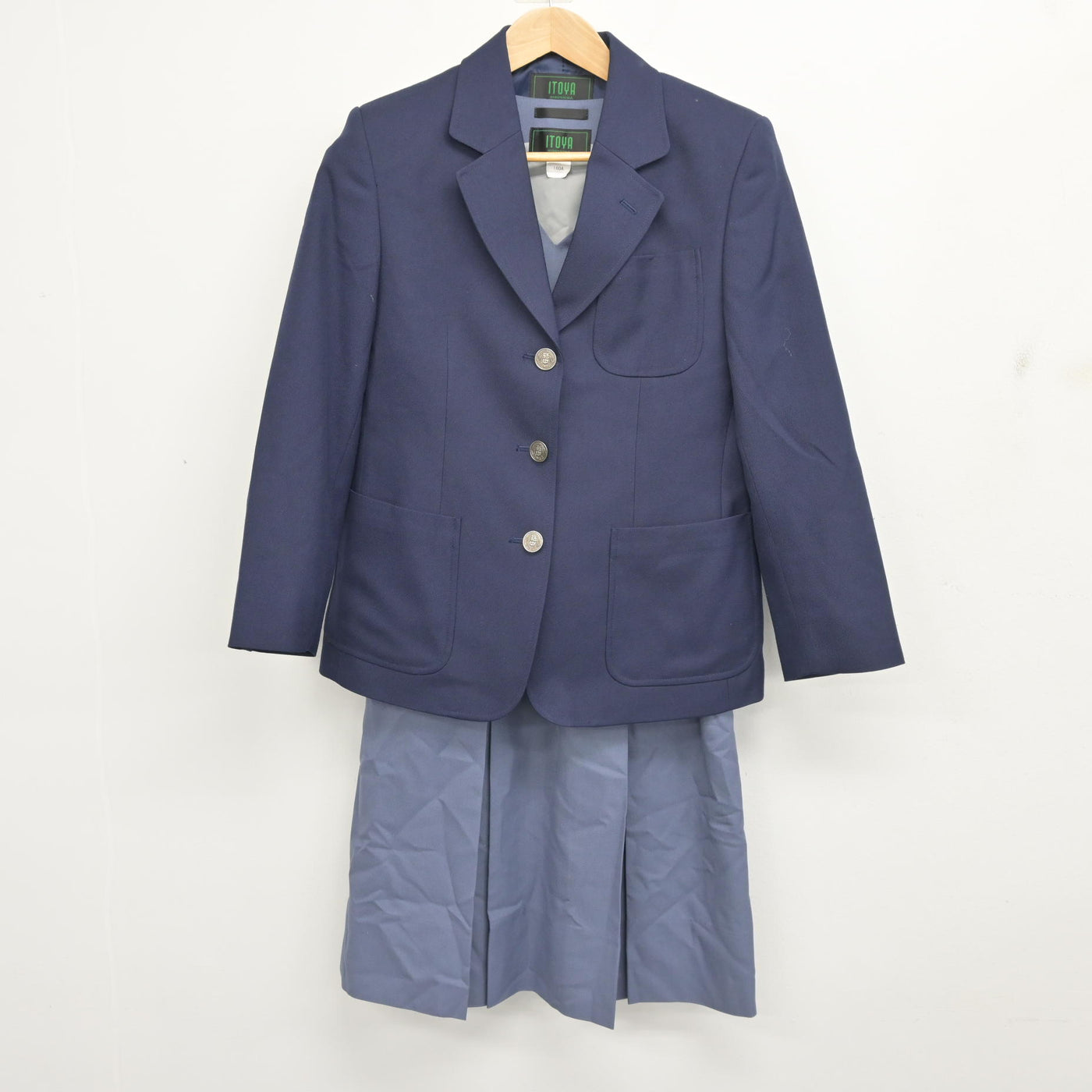 【中古】広島県 祇園中学校/旧制服 女子制服 2点 (ブレザー・ジャンパースカート) sf102433