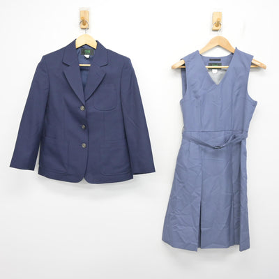 【中古】広島県 祇園中学校/旧制服 女子制服 2点 (ブレザー・ジャンパースカート) sf102433