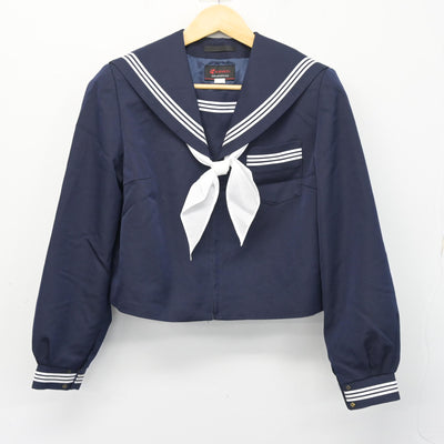 【中古】山口県 和木中学校 女子制服 2点 (セーラー服) sf102436