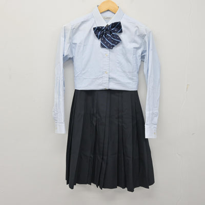 【中古】大阪府 吹田東高等学校 女子制服 4点 (ブレザー・シャツ・スカート) sf102448