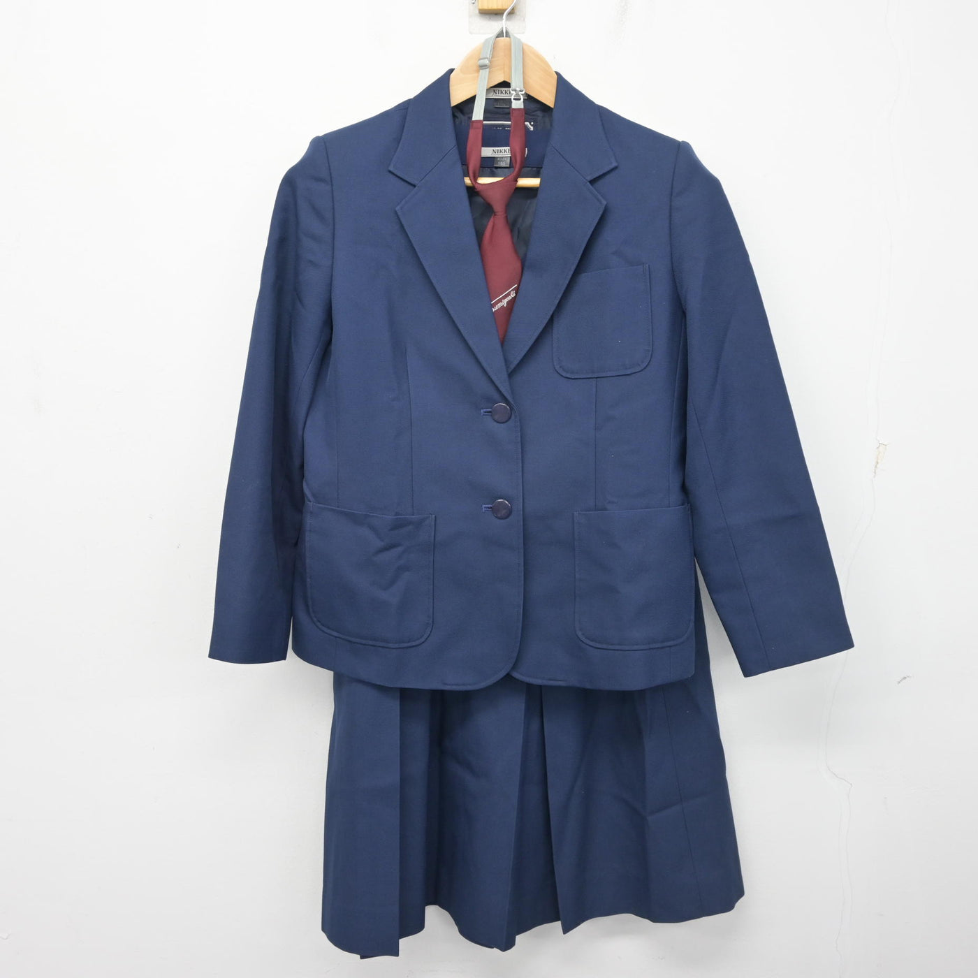 【中古】埼玉県 住吉中学校 女子制服 4点 (ブレザー・ベスト・スカート) sf102455