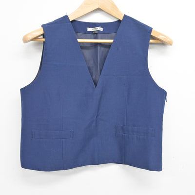 【中古】埼玉県 住吉中学校 女子制服 2点 (ベスト・スカート) sf102456