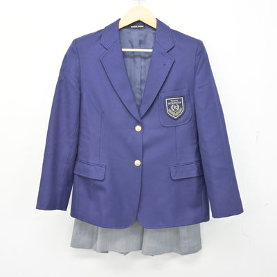 【中古】東京都 国際高等学校 女子制服 2点 (ブレザー・スカート) sf102459