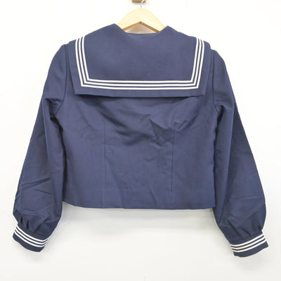 【中古】千葉県 船橋中学校 女子制服 4点 (セーラー服・ジャンパースカート) sf102493