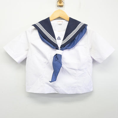 【中古】千葉県 船橋中学校 女子制服 3点 (セーラー服・スカート) sf102494
