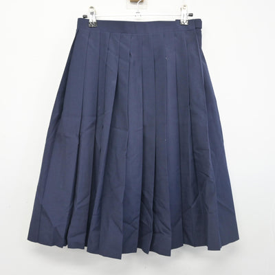 【中古】千葉県 船橋中学校 女子制服 3点 (セーラー服・スカート) sf102494