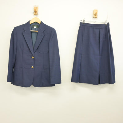 【中古】広島県 東原中学校 女子制服 3点 (ブレザー・スカート) sf102495