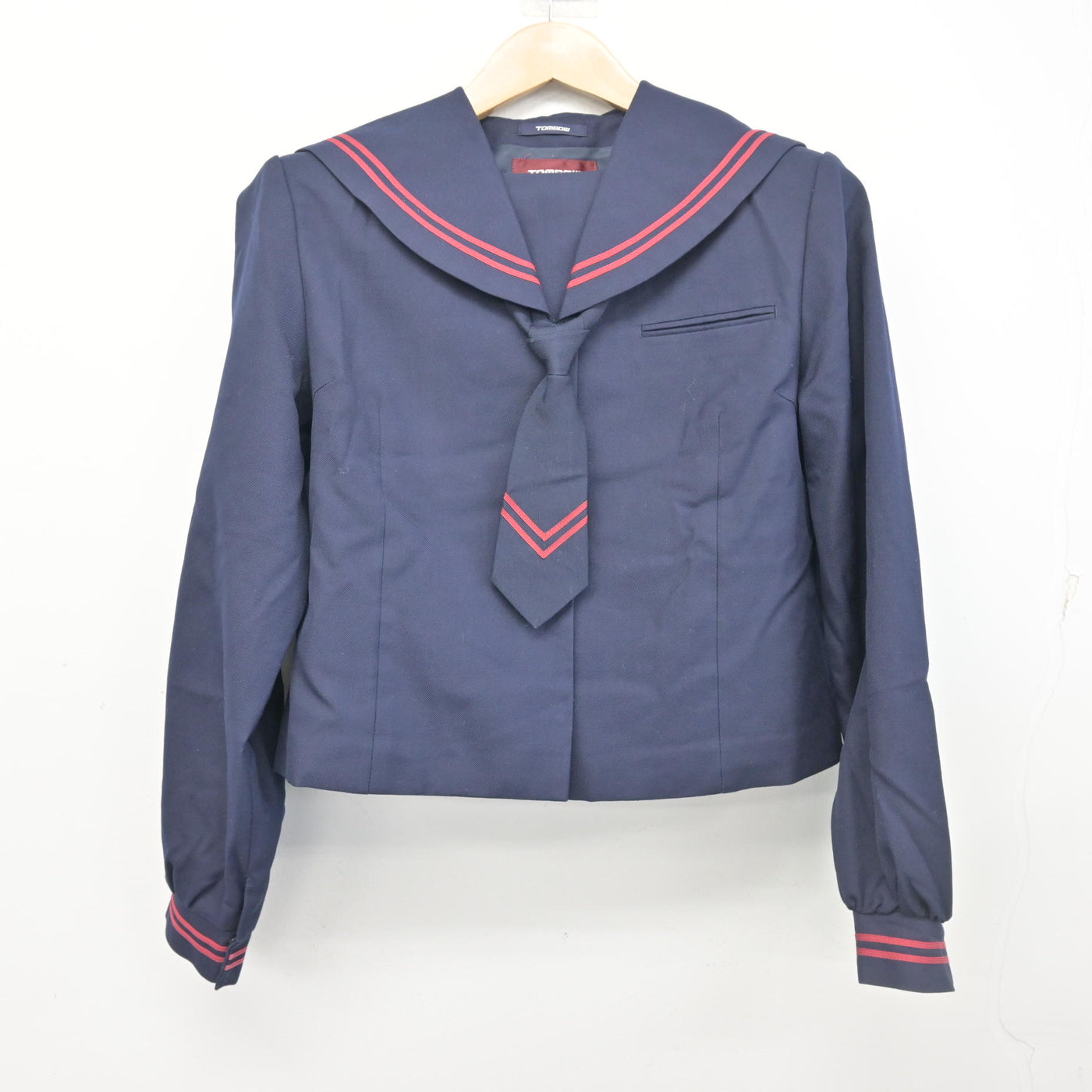 【中古】千葉県 八重原中学校 女子制服 3点 (セーラー服・スカート) sf102506