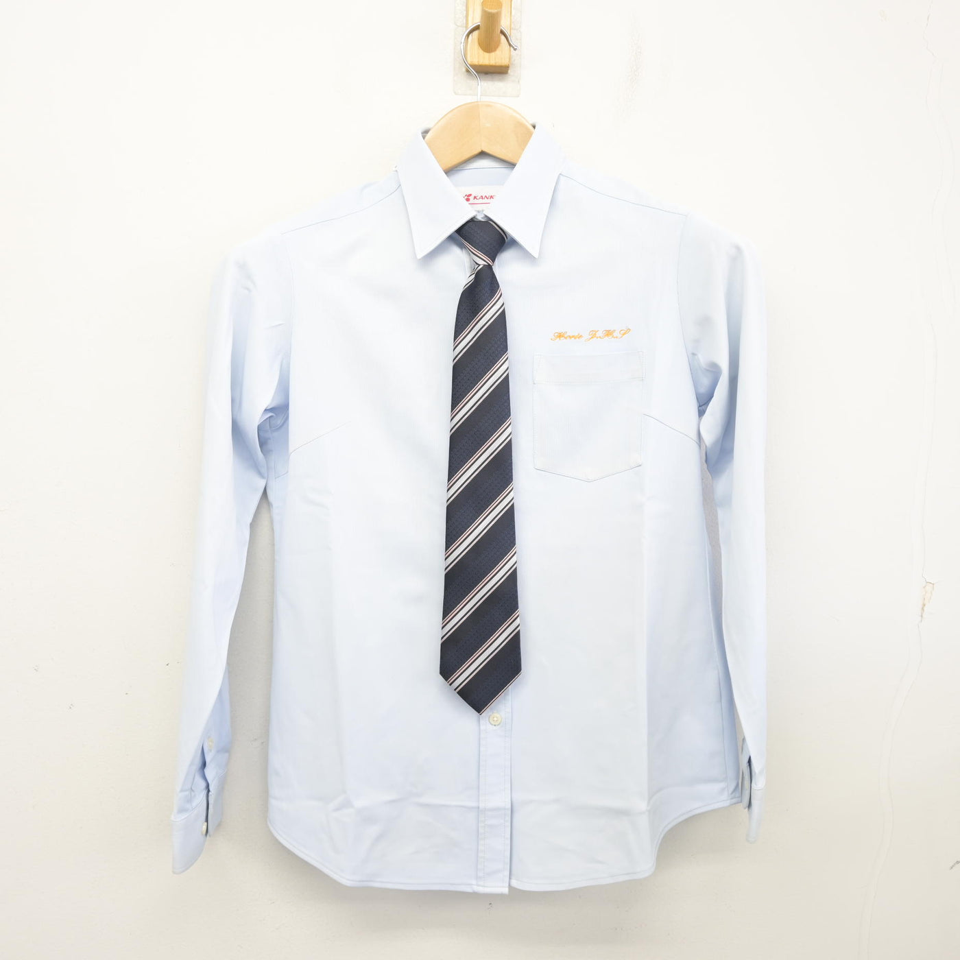 【中古】大阪府 大阪市立堀江中学校 女子制服 5点 (ブレザー・シャツ・スカート) sf102519