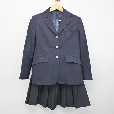 【中古】東京都 下北沢成徳高等学校 女子制服 3点 (ブレザー・スカート) sf102522