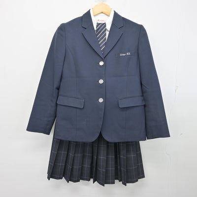 【中古】愛知県 名古屋市立西陵高等学校 女子制服 4点 (ブレザー・シャツ・スカート) sf102526