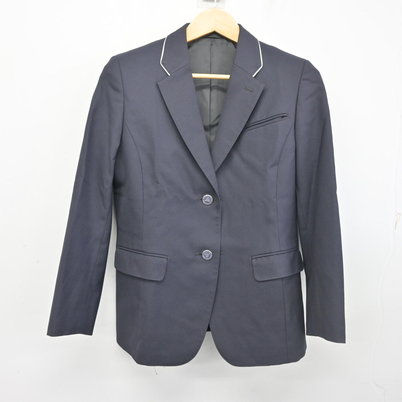 【中古】福岡県 福岡市立城南中学校 女子制服 3点 (ブレザー・シャツ・スカート) sf102532