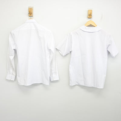 【中古】青森県 古川中学校 女子制服 2点 (シャツ・ブラウス) sf102536
