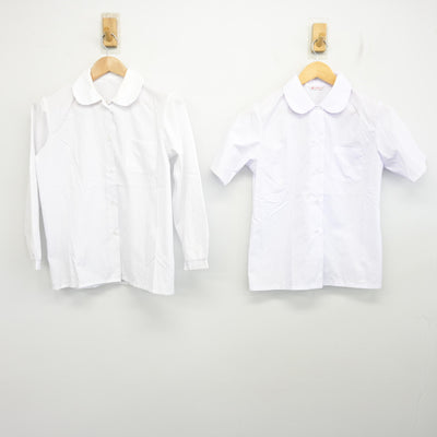 【中古】青森県 古川中学校 女子制服 2点 (ブラウス・ブラウス) sf102537