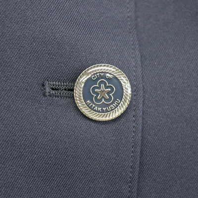 【中古】福岡県 北九州市内中学校標準服 女子制服 2点 (ブレザー・スカート) sf102538