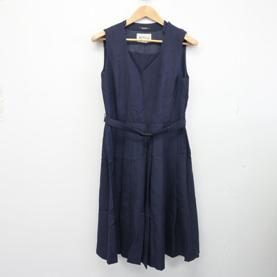 【中古】福岡県 北九州市立黒崎中学校 女子制服 3点 (セーラー服・ジャンパースカート) sf102540