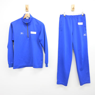 【中古】大阪府 津久野中学校 女子制服 2点 (ジャージ 上・ジャージ 下) sf102550