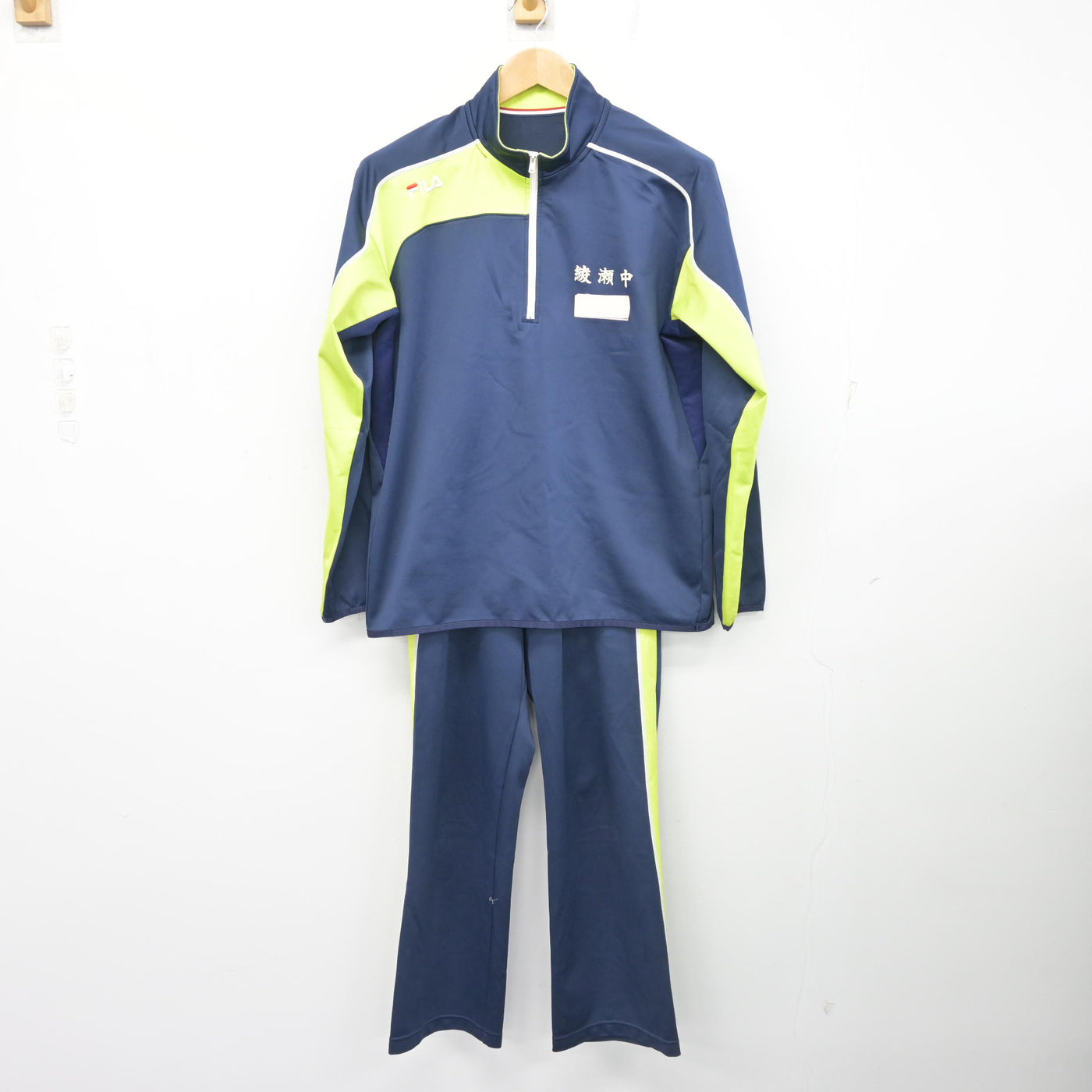 【中古】神奈川県 綾瀬中学校 女子制服 2点 (ジャージ 上・ジャージ 下) sf102584