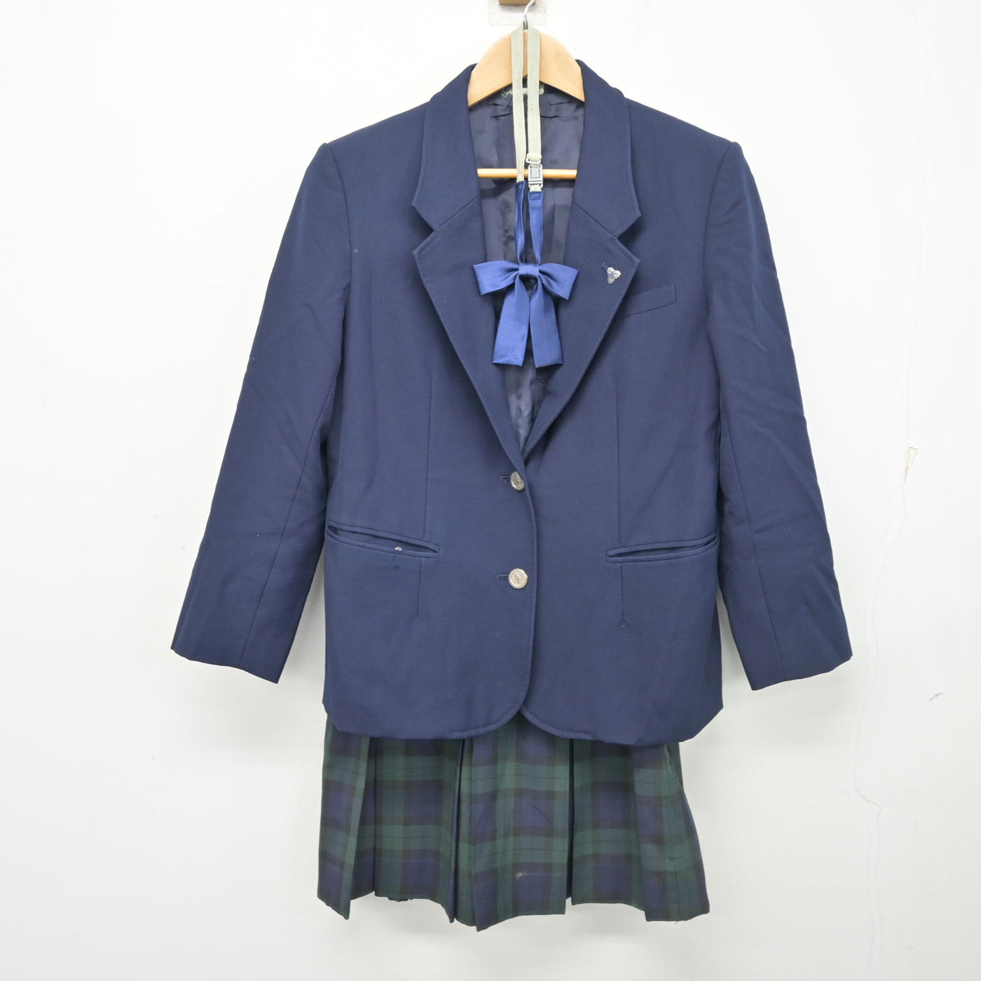 【中古】埼玉県 草加東高等学校 女子制服 4点 (ブレザー・スカート) sf102586