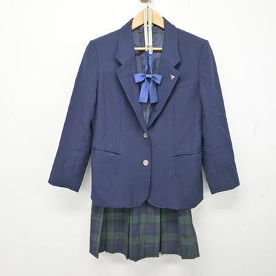 【中古】埼玉県 草加東高等学校 女子制服 4点 (ブレザー・スカート) sf102586