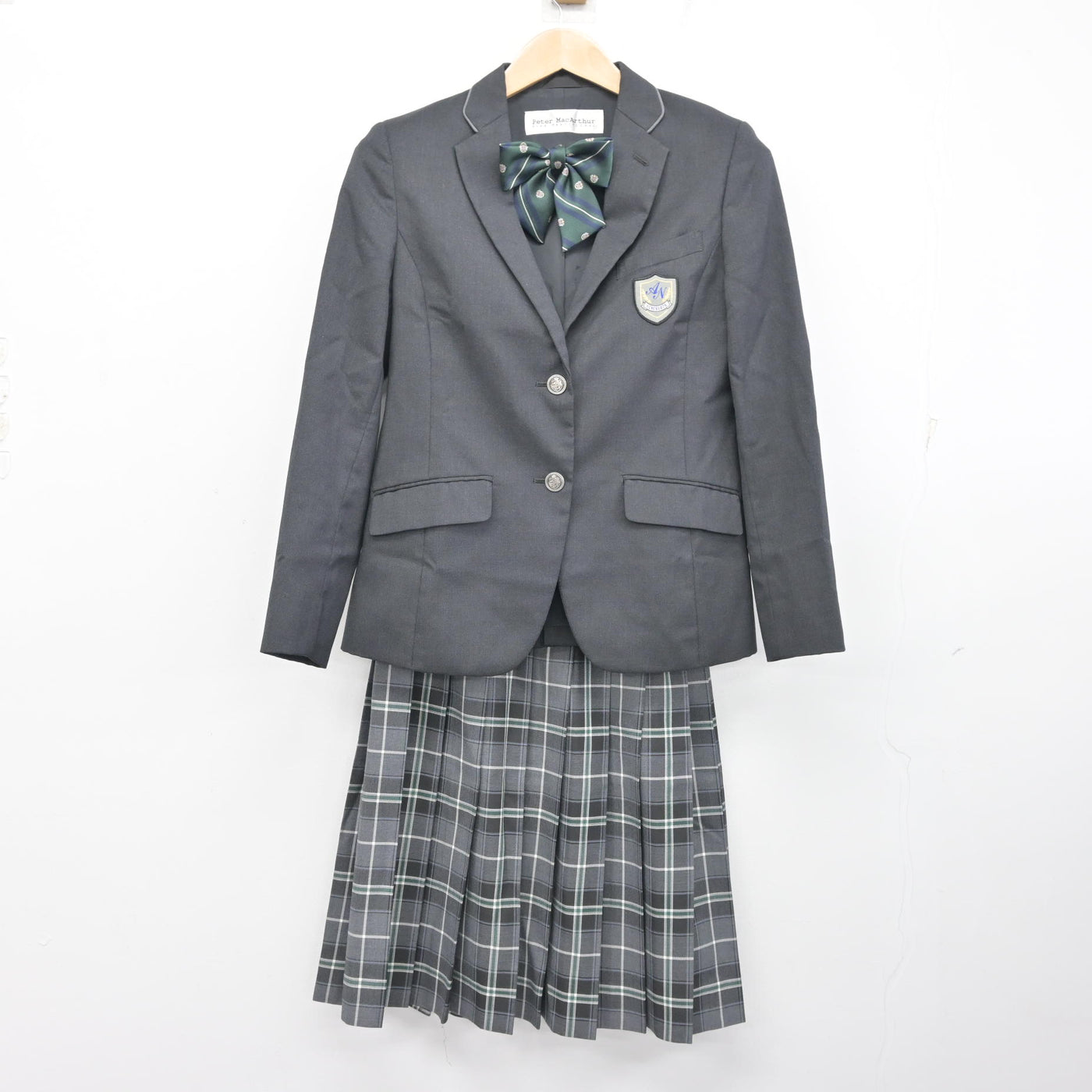 【中古】埼玉県 朝霞西高等学校 女子制服 4点 (ブレザー・スカート) sf102589