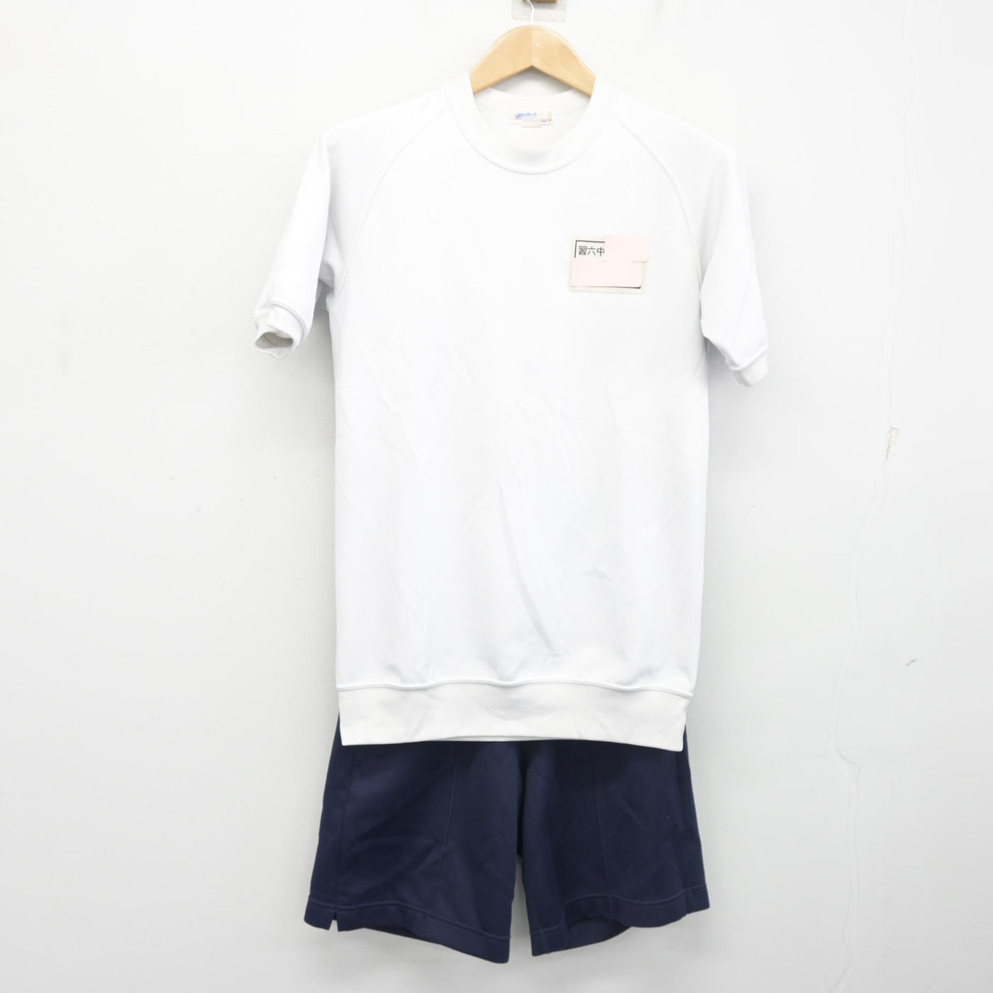 【中古】千葉県 習志野市立第六中学校 女子制服 2点 (体操服 上・体操服 下) sf102594