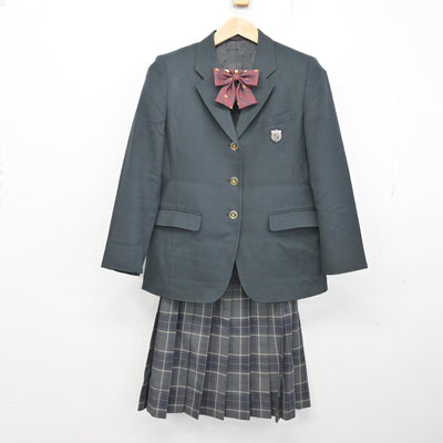 【中古】大阪府 常翔学園高等学校 女子制服 3点 (ブレザー・スカート) sf102596