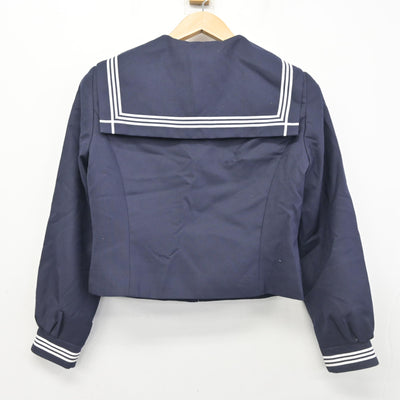 【中古】静岡県 北浜中学校 女子制服 3点 (セーラー服・スカート) sf102600