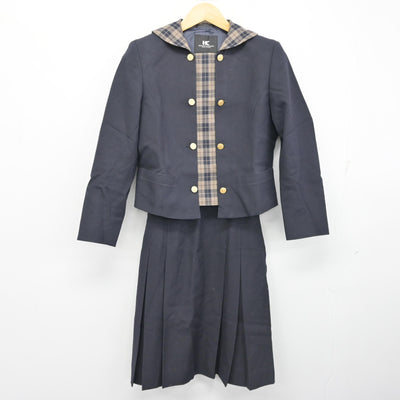 【中古】岡山県 明誠学院高等学校 女子制服 3点 (ブレザー・シャツ・スカート) sf102602