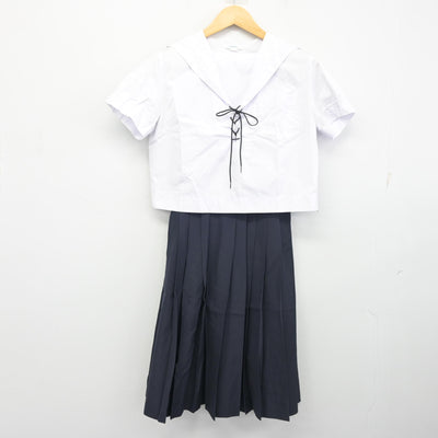 【中古】兵庫県 神戸高等学校 女子制服 5点 (セーラー服・スカート) sf102607