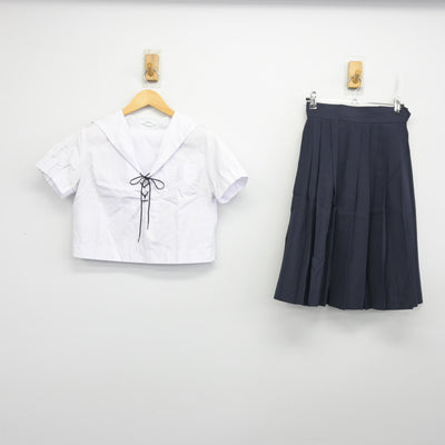 【中古】兵庫県 神戸高等学校 女子制服 5点 (セーラー服・スカート) sf102607