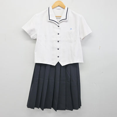 【中古】福岡県 武蔵台高等学校 女子制服 2点 (ブラウス・スカート) sf102611