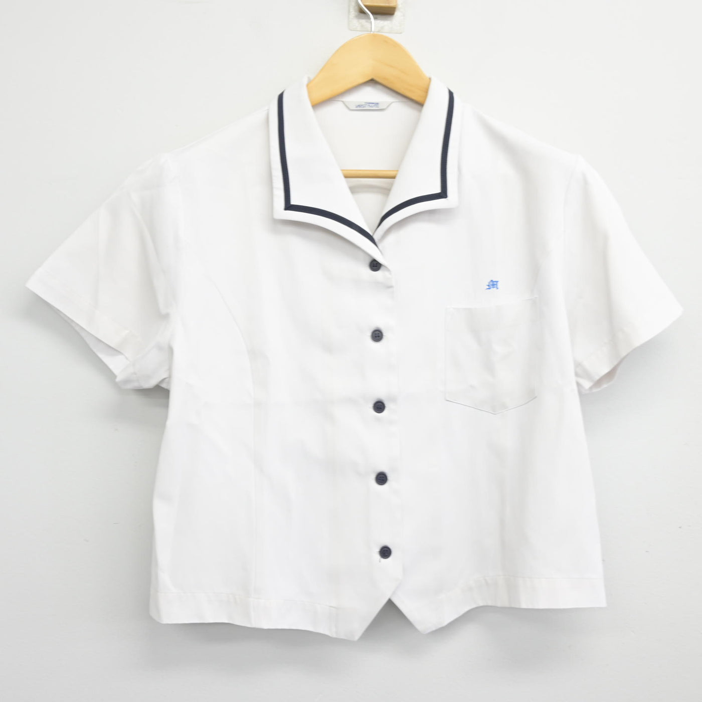 【中古】福岡県 武蔵台高等学校 女子制服 2点 (ブラウス・スカート) sf102611