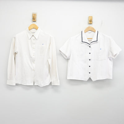 【中古】福岡県 武蔵台高等学校 女子制服 2点 (ブラウス・シャツ) sf102612