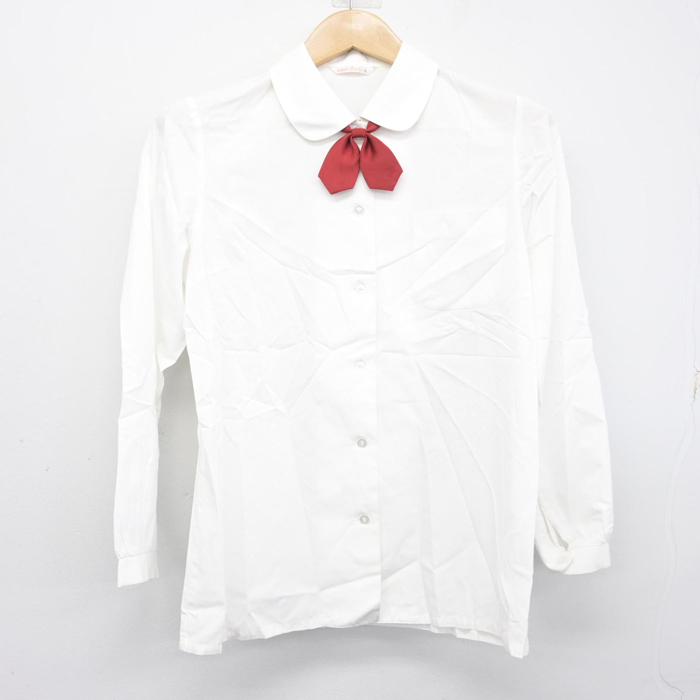 【中古】栃木県 美田中学校 女子制服 4点 (ブレザー・ニット・シャツ) sf102617